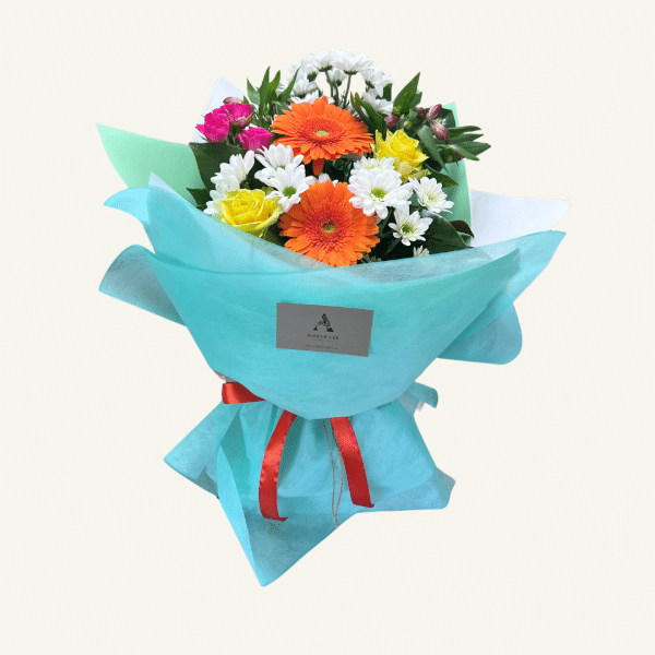 Citrus splash bouquet. Summer bright colours.