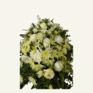 Neutral casket cover Amber lee Florist (2)