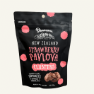 Stanberry pavlova clusters. Pavlova and strawberry pieces combined with creamy milk chocolate in bite sized clusters.