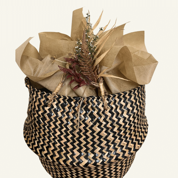 Aroha Gift Basket filled with gourmet treats and reusable gifts